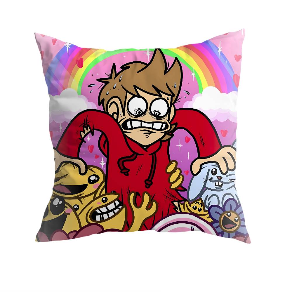 Аниме Eddsworld Тор Наволочка Диван Гостиная Спальня Изголовье Спинка Подушка Квадратная Подушка Время Сна