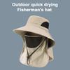 Широкополая шляпа-ведро с защитой от ультрафиолета UPF 50+, летняя шляпа с козырьком для рыбалки, с клапаном на шее и защитой лица для кемпинга, походов, садоводства