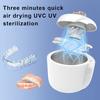 Ultrasonic Retainer Cleaner 45KHz 180ML Portable Denture Braces Mouth Guard Aligner UV Cleaner Home False Teeth Cleaning Machine