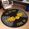 Gaming Chair, Round Carpet Living Room Computer Swivel Chair Rug Living Room Sofa Bedroom Desk, Floor Mat Home Decoration