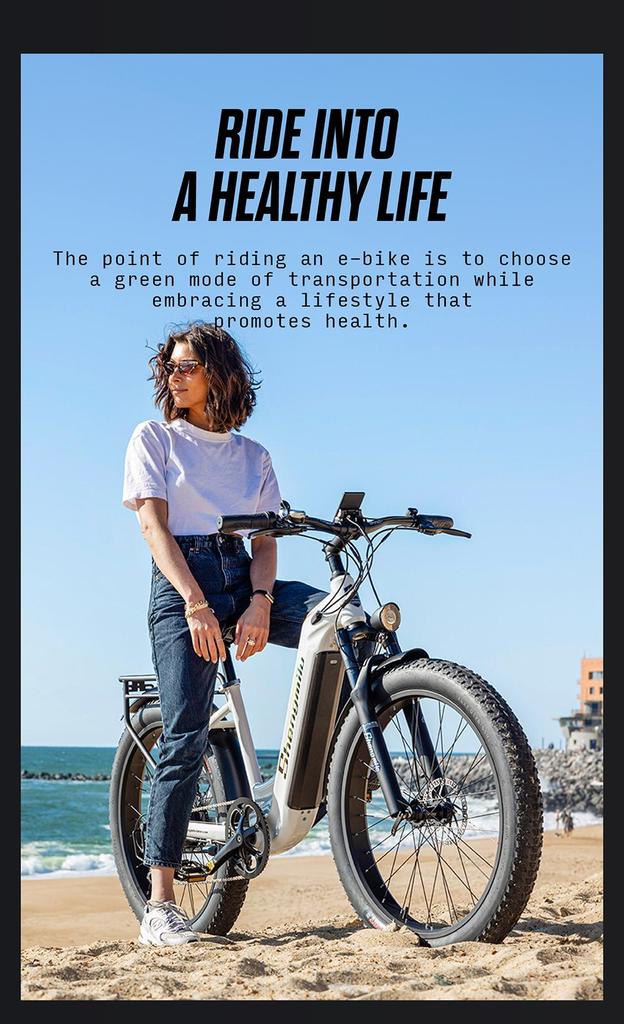 Электровелосипед Shengmilo MX06 500W - Запас хода 90 км, Аккумулятор Samsung 48V, Скорость 42 км/ч, Внедорожный для мужчин и женщин