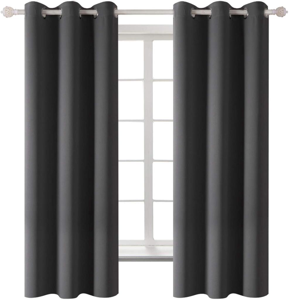 1 Panel Blackout Curtains for Bedroom Thermal Insulated Room Darkening Curtain for Living Room