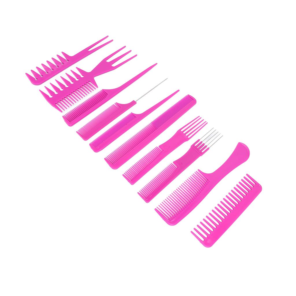 10 шт. Расческа для волос Эргономичная ручка Премиум АБС Стабильная Прочная Широкое применение Стайлинговая расческа для дома Парикмахерский салон