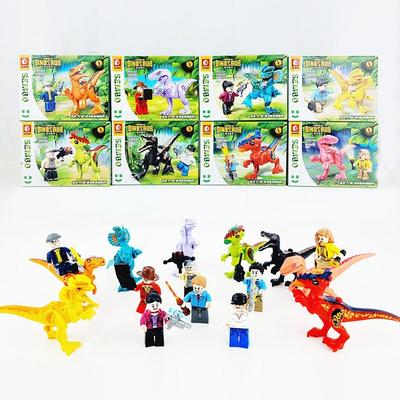 Сертифицированный Tobrick KC набор фигурок динозавров из мира динозавров, блок 8, набор