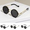 Круглые солнцезащитные очки с черной отделкой, ND-фильтры, поляризованные линзы, защита от УФ-лучей, очки для четкости