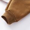 Autumn and Winter Children's Fleece-Lined Winter Sweatpants for Small & Medium Children Alpaca Fleece Cuffed Pants