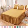 Home Decor Luxury Simple Style Non-Slip Soft Comfortable Bed Skirt