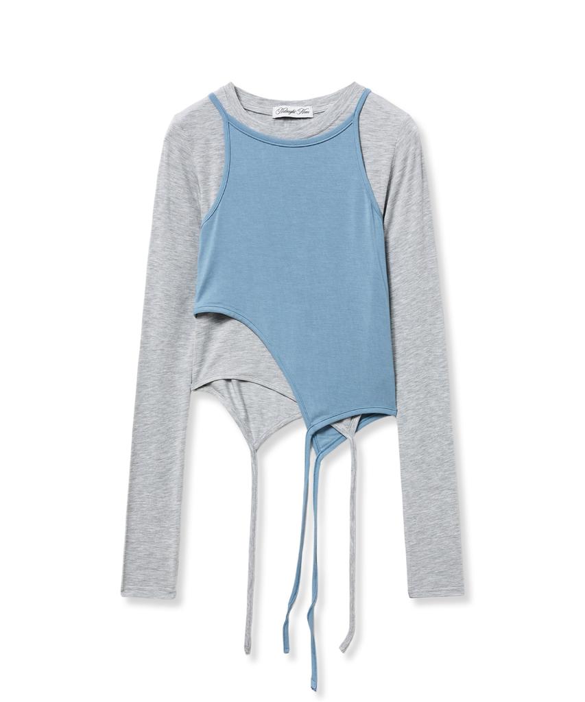 MIDNIGHT MOVE Layered T (Grey)