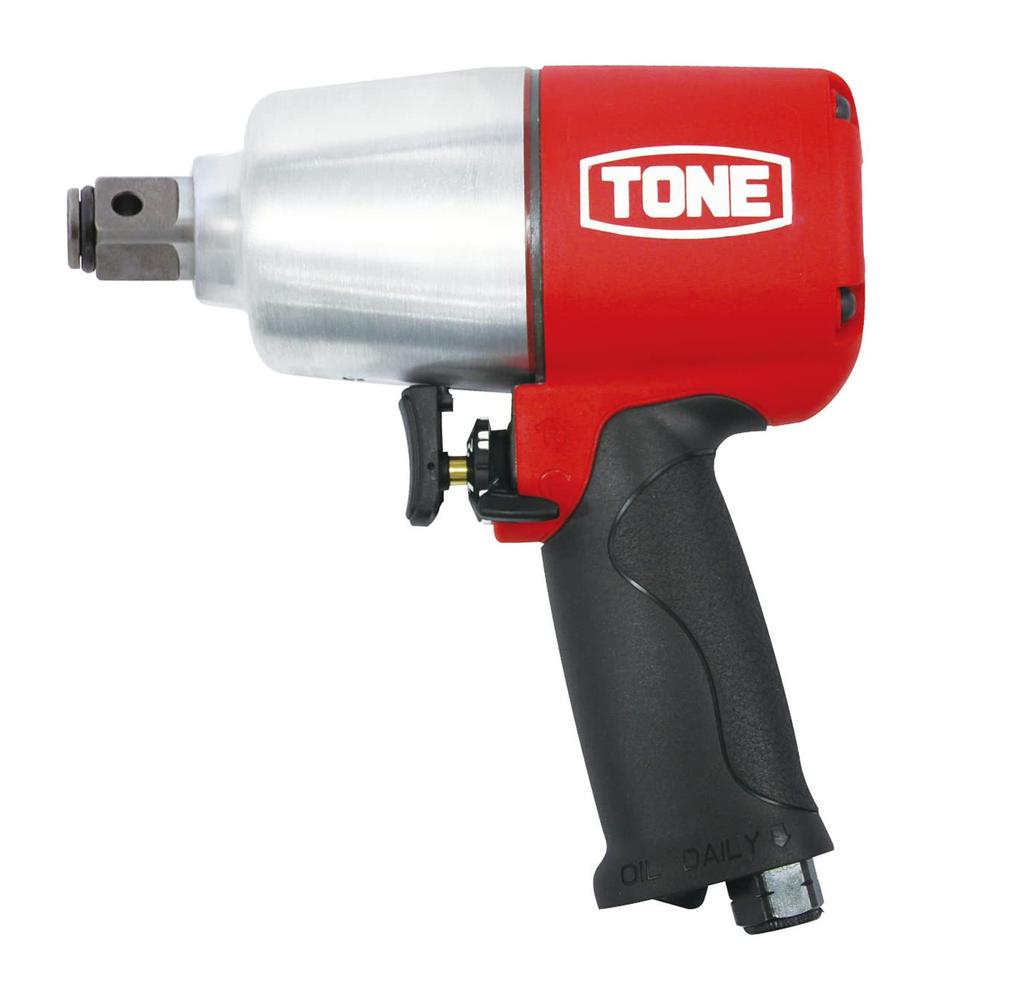 TONE Air Impact Wrench 922Nm AI6220, 19.0mm (3/4") Drive, Red,