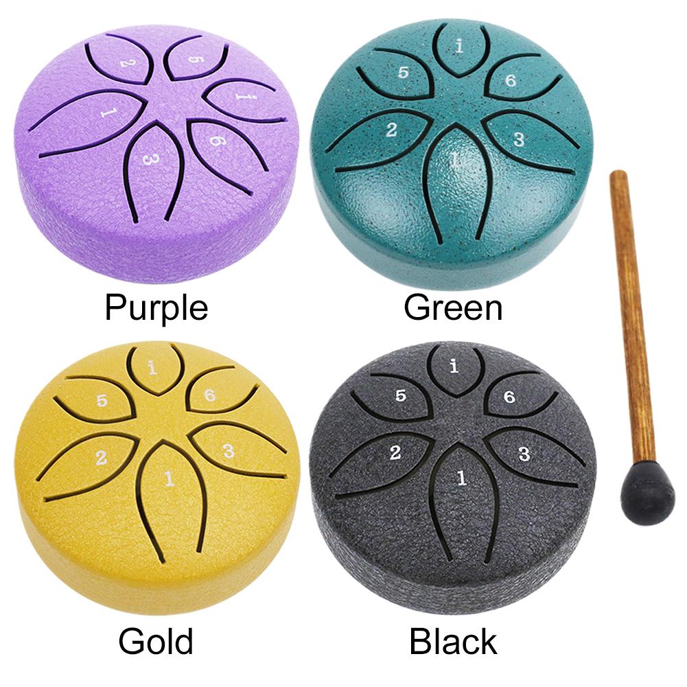3-дюймовый 6-нотный ручной барабан Sound Healing Instruments Rain Drum Instrument
