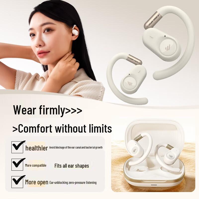 EDIFIER FitFree Open-Ear Sport Bluetooth Earbuds