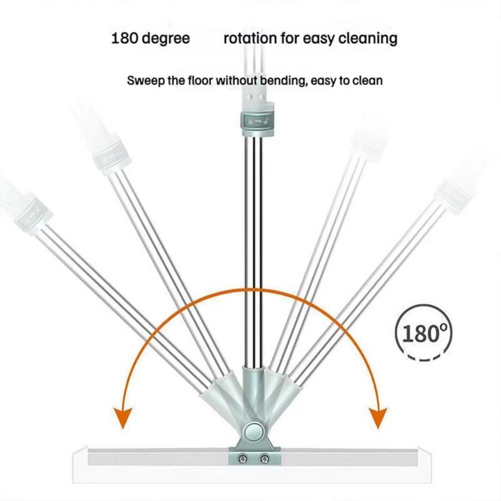 Силиконовый скребок для пола Выдвижной скребок для пола Веник для чистки водяных пятен Волосы Незаменимый