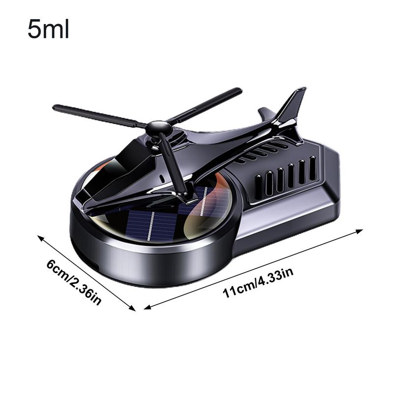 Автомобильный солнечный вертолет автоматический вращающийся освежитель воздуха приборная панель автомобиля вертолет парфюм украшение для удаления запаха