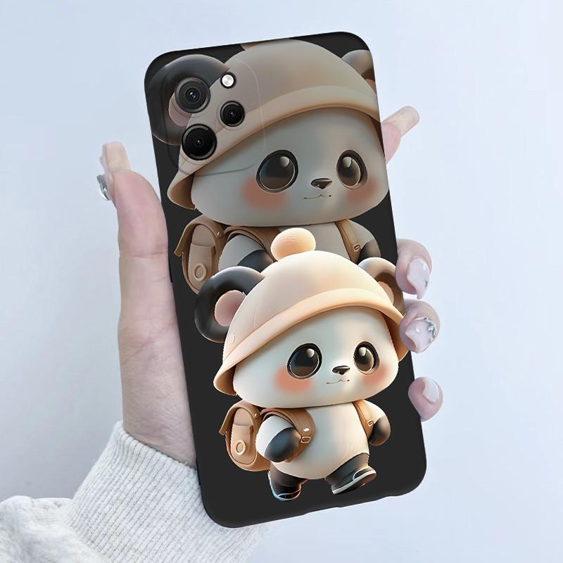 Чехол для Huawei Nova Y61 Мягкий силикон ТПУ Милый Чехол-бампер с Пандой для Huawei Nova Y 61 62 Y61 Y62 Plus Чехол NovaY61 Fundas