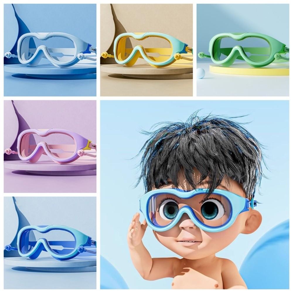 Large Frame Kids Swim Goggles with Ear Plug Diving Goggles Set Swimming Goggles Youth