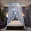 Hanging Mosquito Net Top Hook Encrypted Mesh Lace Patchwork Mosquito Repellent Round Dome Court Style Crib Canopy Bedroom Decoration