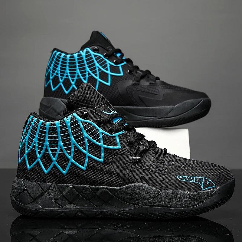 Basketball Shoes Male Sneaker Outdoor Wear-resistant High-elastic Tennis Air Training Shoes Sports Kids Shoes