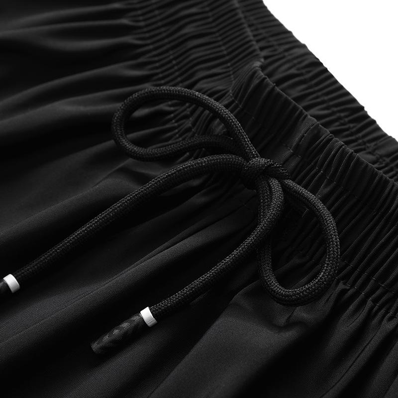 Шорты Ice Silk, мужские летние повседневные брюки длиной пять четвертей, шорты больших размеров, спортивные и повседневные пляжные брюки, модные