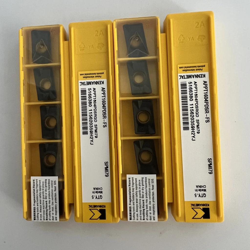 KENNAMETEL / APPT1604PDSR-FS SPMI79 / Original Carbide Blade 10 Pcs