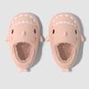 Fashion Shevalues Winter Furry Cartoon Shark Slippers For Women Men Soft Sole Cotton Slides Waterproof Plush Cozy Warm Women's Slippers