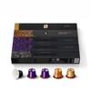 [Official Nespresso] Nespresso Decaf Coffee Set, 4 Flavors (50 Cups), Original Capsules (RO-E05K05)
