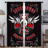 Шторы Hells Angels для спальни, украшения на Хэллоуин, домашний интерьер, шторы для гостиной, затемняющие шторы