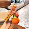 "Good Things Happen" Cute Knitted Keychain – Adorable Yarn Bag Charm for Women