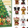 Dog Lovers Advent Calendar Christmas Dog Countdown Calendar with 24 Dog Breeds Puppy-Themed Surprise Gift Set