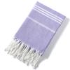 Holiday Towels with Tassel, Striped Bath Towels, Natural Turkish Beach Towel Set for Bathroom Pool Absorbent Towels
