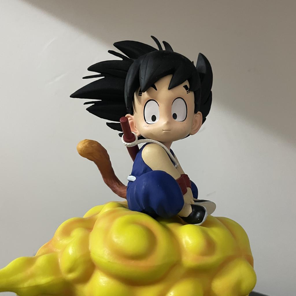 Статуя Готенкса из Dragon Ball Z Летающее Облако Аниме Коллекционная Настольная Украшение для Детей Мальчиков