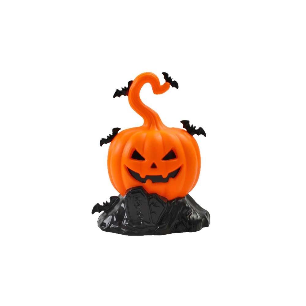 Luminous Pumpkin LED Lamp Plastic Electronic Nightlight Halloween Candle Light Home