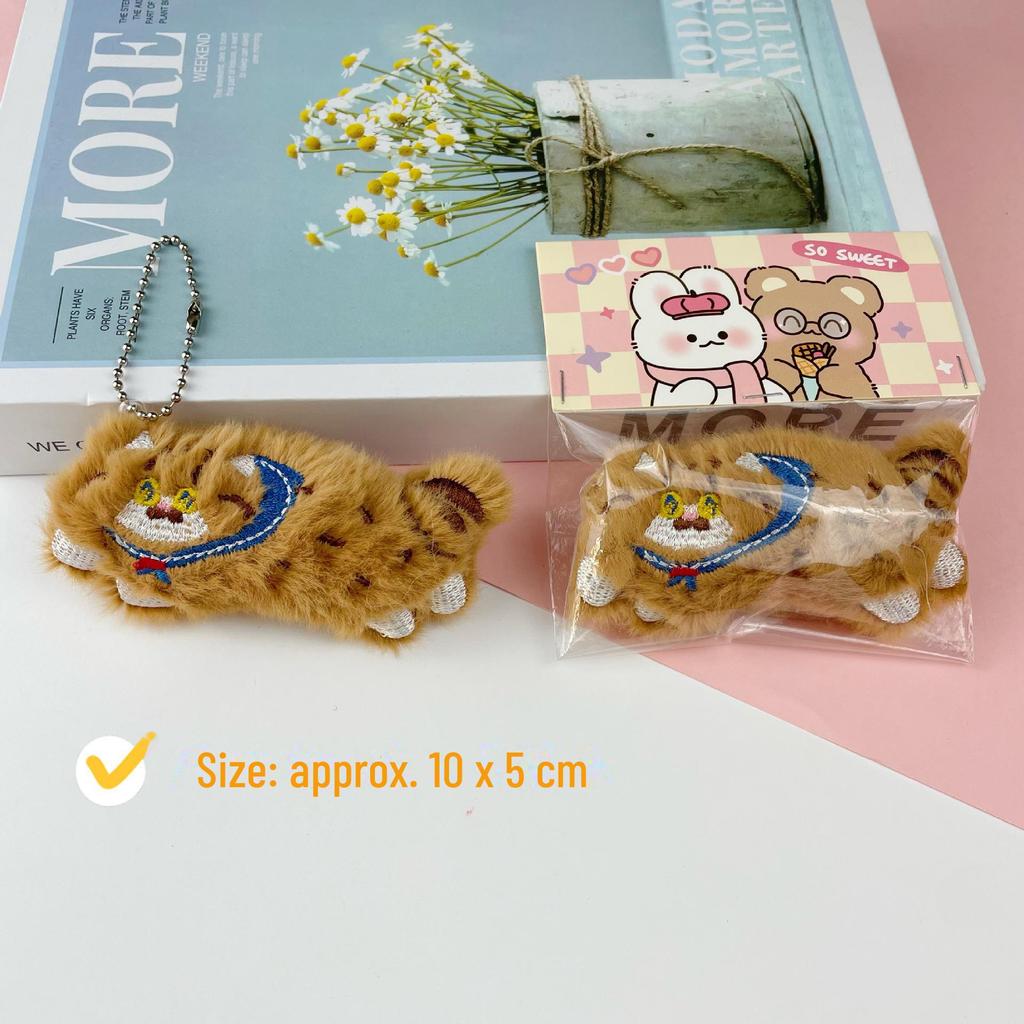 Милая подвеска в виде плюшевого кота Calico и брелок для ключей в виде сиамского кота, аксессуары для котят - мультяшные украшения для сумок-кукол