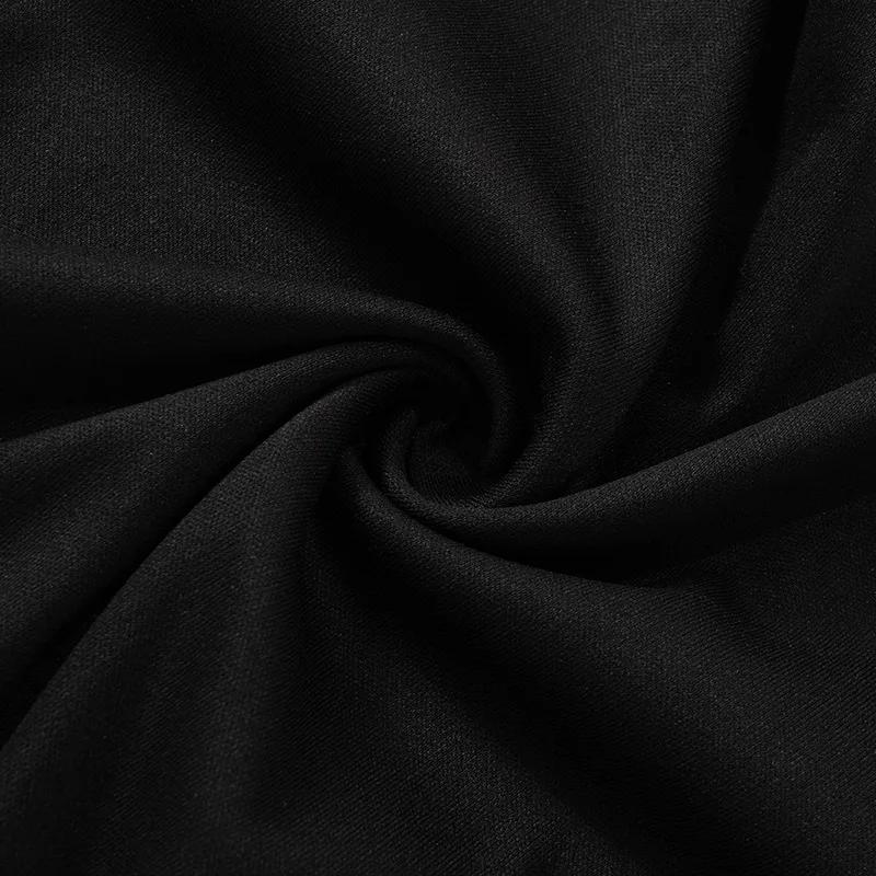 Goth Dark Gothic Bodycon Women Mini Dresses Punk Black Split Sexy Long Sleeve Dress Grunge Partywear