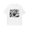One Piece Команда Соломенной Шляпы Манга Эскиз Ретро Футболка Мужская Женская Винтажная Хлопковая Аниме Футболка Повседневная Свободная С Круглым Вырезом