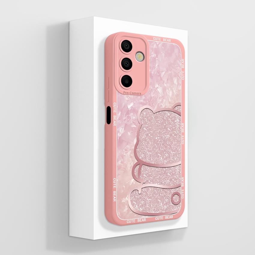 Для Samsung Galaxy A15 A16 A14 M15 M16 F13 F15 Чехол Милый Мультяшный Узор Астронавта Жидкий Силикон Защитный Чехол От Падений Для Samsung Чехол