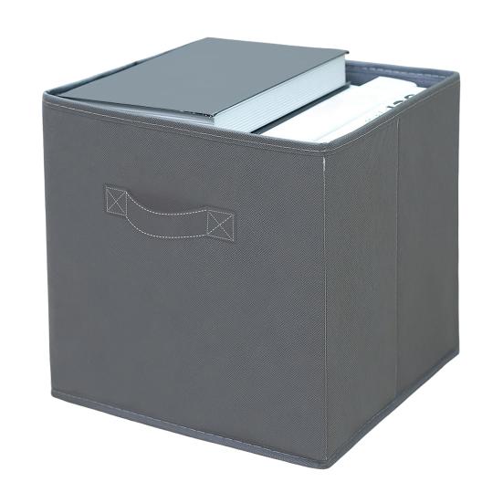 Fabric Storage Cube with Handle Large Capacity Easy Access Foldable Heavy-Duty Toys Clothes Storage Box Organization Accessory
