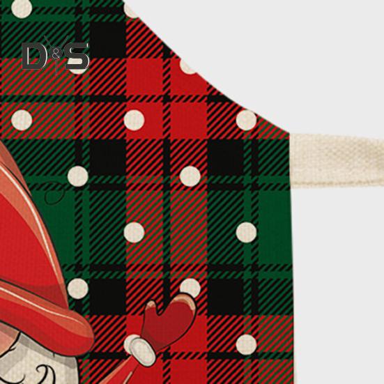 Полиэстеровый нагрудник для приготовления пищи, маслостойкий, практичный, забавный, с мультяшным рисунком, для рождественской вечеринки