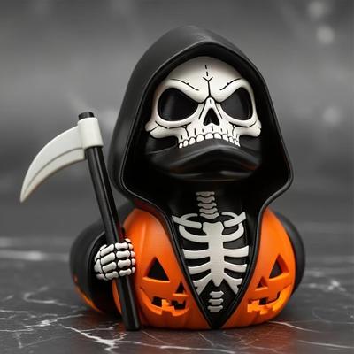 Утка Жнеца Элементы Жнеца И Веселые Формы Уточек Смерти Жуткая Статуэтка Утки Смерти Для Домашнего Декора Украшение На Хэллоуин