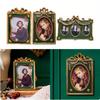 1PC Antique Resin Photo Display European Hanging Creative Stage Decoration Photo Square Frame