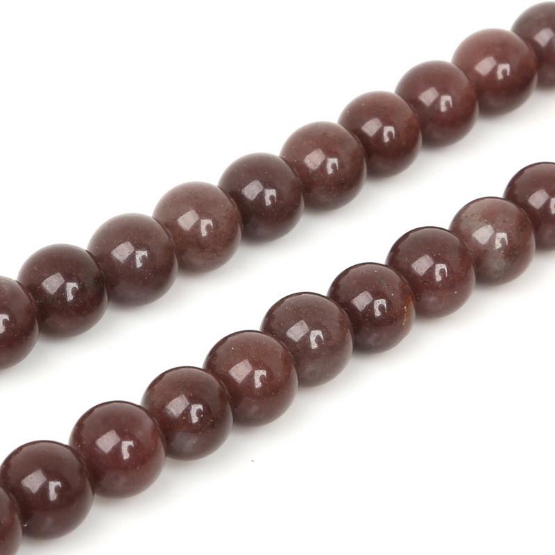 Бусины-разделители из натурального клубничного кварца для самостоятельного изготовления ювелирных изделий