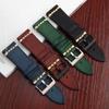 Watchband Vintage Genuine Leather Watchbands 20mm 22mm 24mm Black Dark Brown Men Cowhide Watch Band For Panerai  for SEIKO