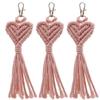 3 шт. подвеска с кисточками модный плетеный брелок ручной работы ювелирные аксессуары довольно прочный милый вязаный брелок