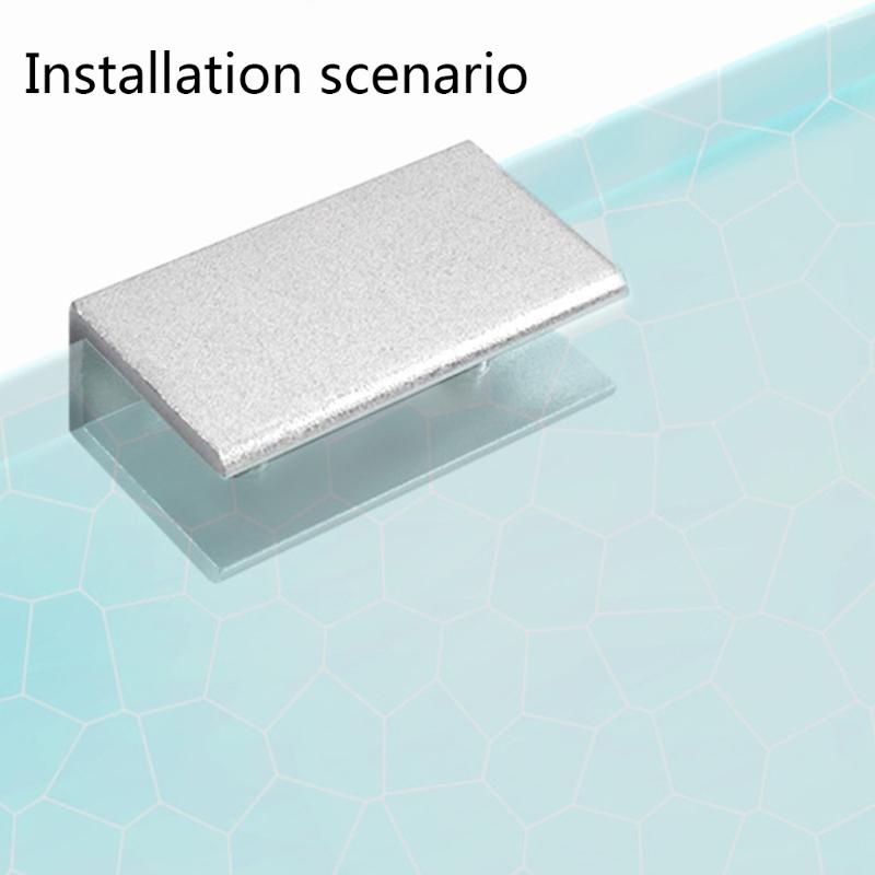 2 шт. Стеклянные полкодержатели Домашняя мебельная фурнитура Стекло Фиксирующие зажимы Фурнитура для ванной комнаты Гостиной