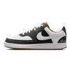 Nike Court Vision Abrasion Resistant Slip Resistant Low top Skateboard Shoes Women's Black White Brown DH3158-200(Team73-)