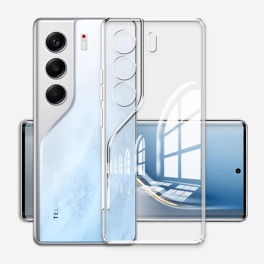 Чехол для Tecno Camon 40 /CM5 Прозрачный Мягкий Силиконовый Чехол для Телефона Для Tecno Camon 40 Pro 5G 4G /CM6 CM7 Прозрачный Ударопрочный Чехол