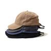 Elastic Adjustment Drawstring Cap Short Brim Hat Men's Thin Retro Solid Color Baseball Cap Women's Tide Summer