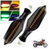 1Pair 12V LED Motorcycle Turn Signal Lamp Sequential Flowing Flash Lights Indicator Lights Running Light Motorcycle Tail Lights
