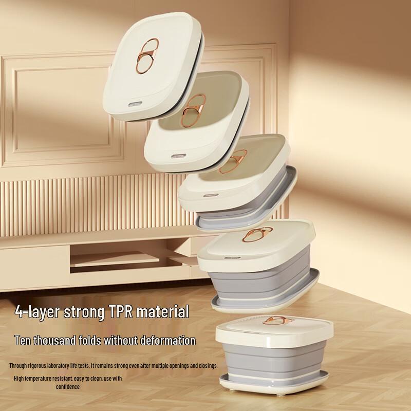 Умный складной массажер для ног с подогревом Meishida MS-Z71