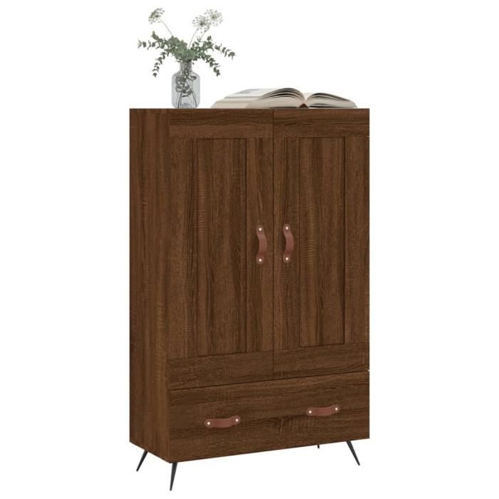 VidaXL Highboard Brown Oak 69.5x31x115 Cm Engineered Wood 830299