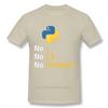 Футболка с дизайном на тему языка программирования Python для программиста Homme Футболка с круглым вырезом Camiseta